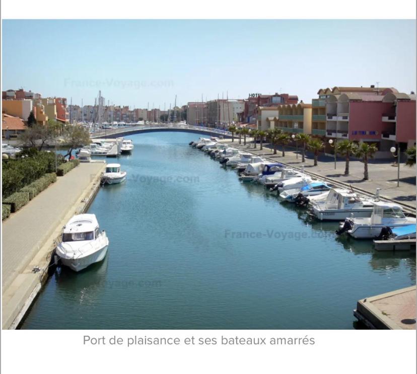 L Appart D Ange 1 Idealement Situe 37M2 Entre Port Et Village Gruissan Eksteriør bilde